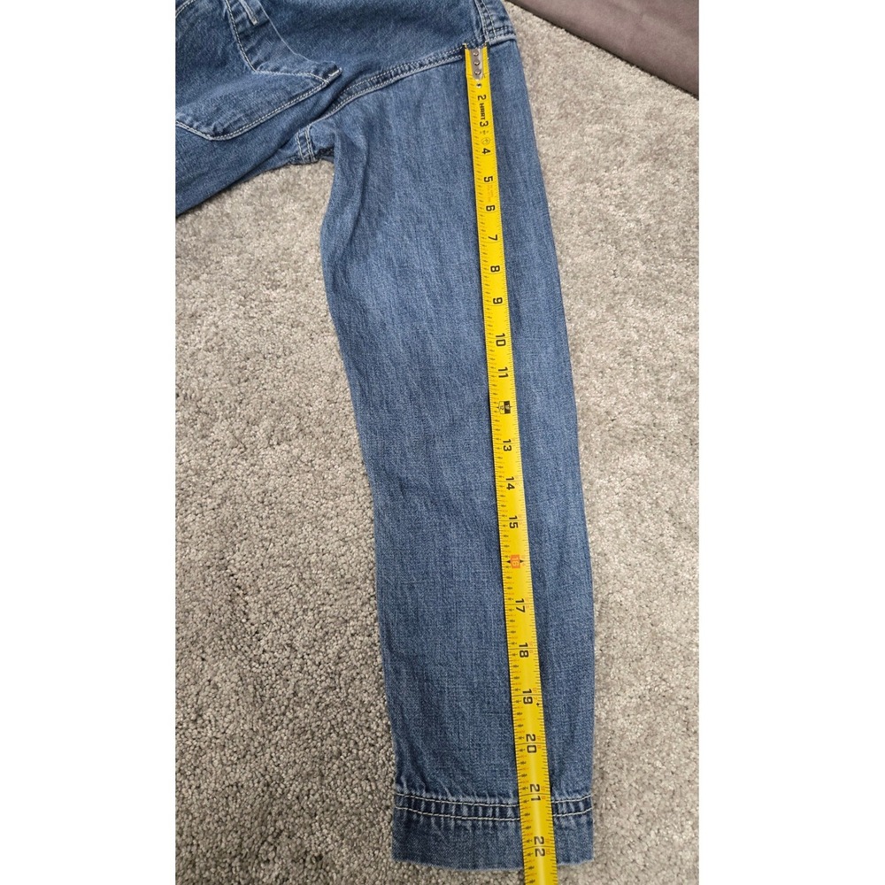 Alex Mill Denim Jumpsuit Medium Wash Cotton Utility Boiler Suit Womens Size M - Picture 8 of 9